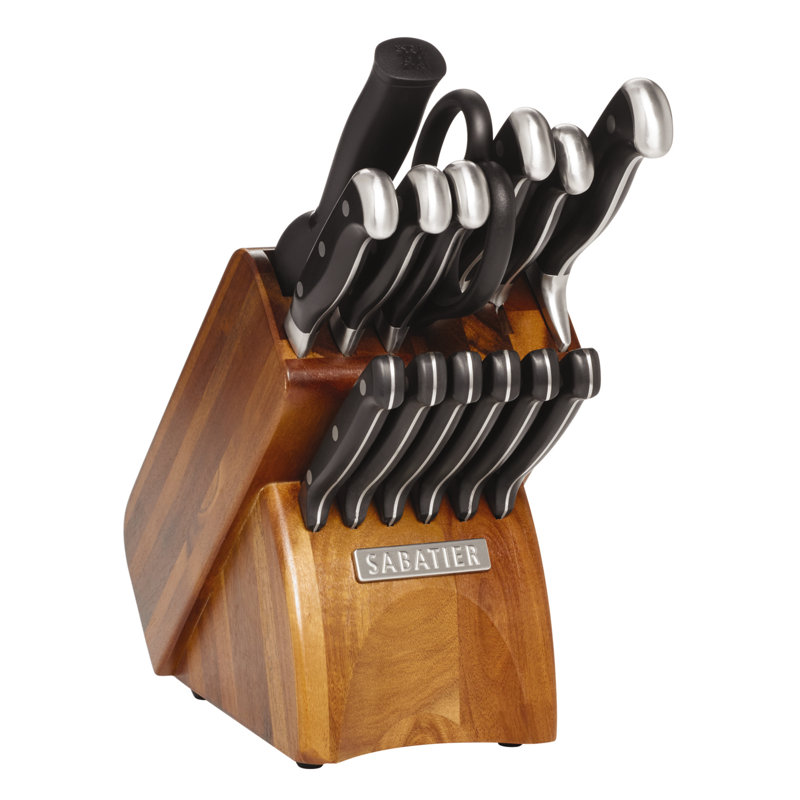 sabatier knife set with sharpener